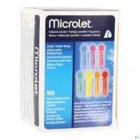 Microlet gekleurde lancet (100 stuks)