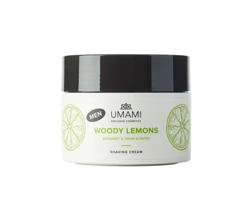 Umami Woody Lemons Men Shaving Cream (250ml)