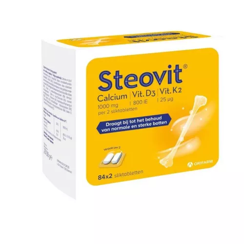 STEOVIT Calcium Vitamine D3 & K2 (84 x 2 tabletten)