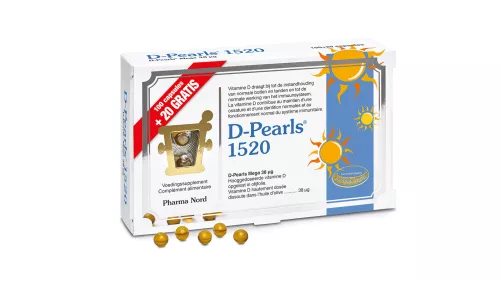 D pearls 1520 (100 + 20 gratis capsules)
