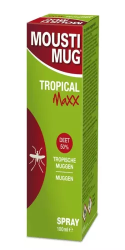 Moustimug Tropical Maxx DEET 50% spray (100 ml)