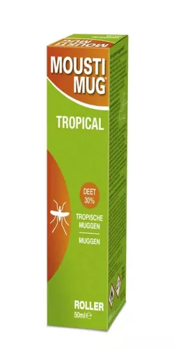 Moustimug Tropical DEET 30% roller (50 ml)