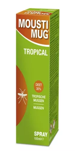 Moustimug Tropical DEET 30% spray (100 ml)