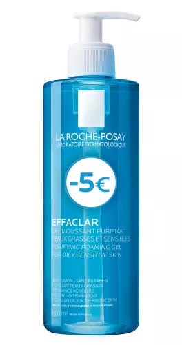 La Roche-Posay Effaclar Zuiverende Gel -€5 (400ml )