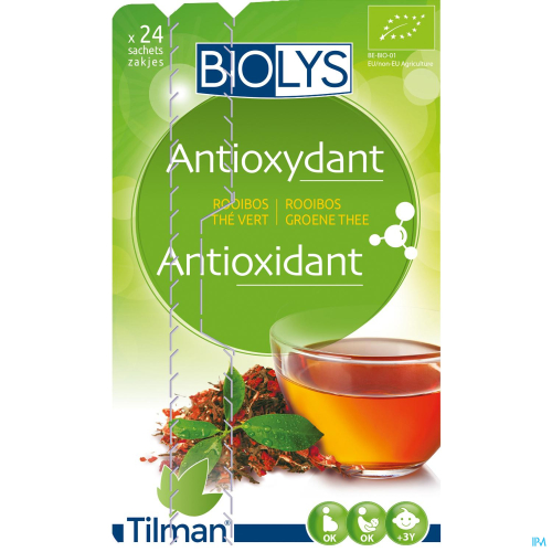 BIOLYS Rooibos-Groene thee - Antioxidant (24 stuks)
