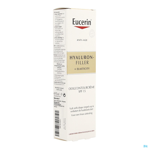 EUCERIN Hyaluron Filler+Elasticity Oogcrème SPF15 (15ml)