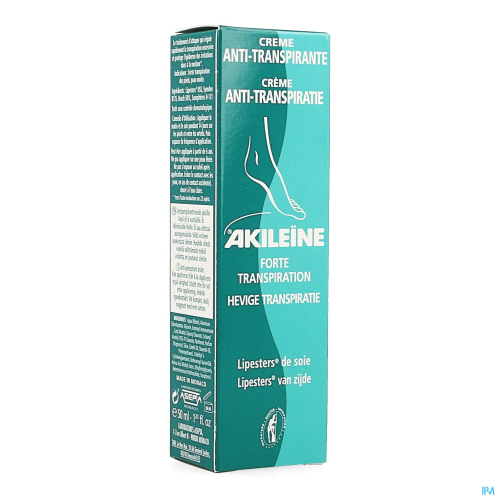 Akileine Groen Anti-transpiratie Tube (50ml)