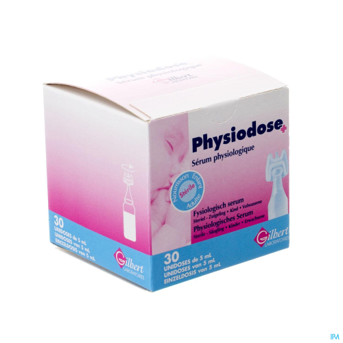 Physiodose Fysiologisch Serum Steriel 5ml (30 Unidoses)