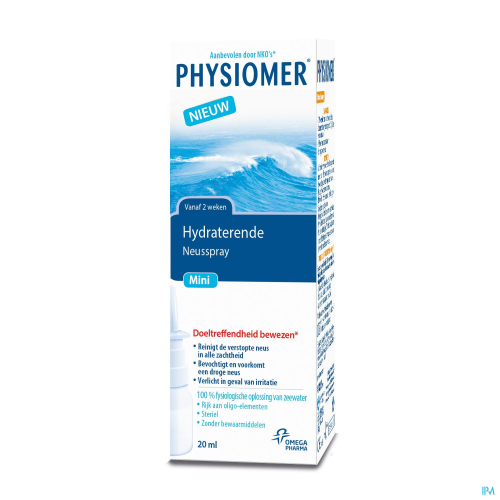 Physiomer Mini Hydraterende Neusspray (20ml)