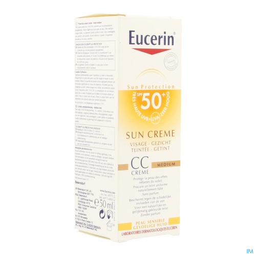 EUCERIN Sun Creme Getint CC Medium SPF 50+ (50ml)