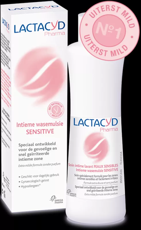 LACTACYD Pharma Intieme Wasemulsie Sensitive (250ml)