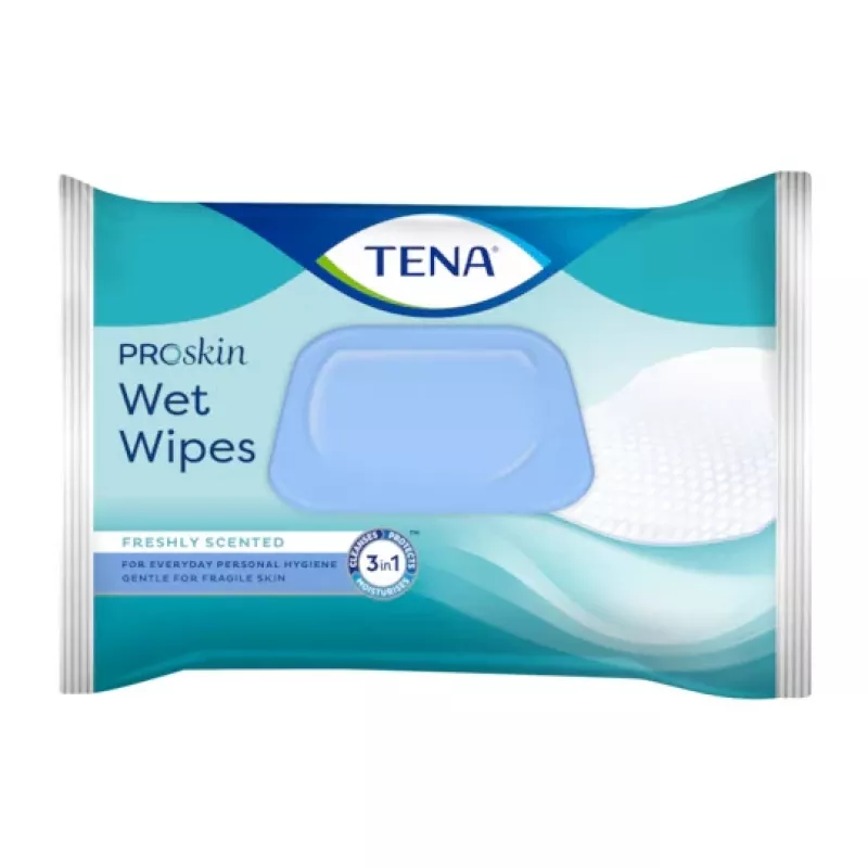 TENA ProSkin Wet Wipes (48 stuks)